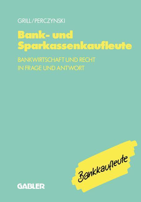 Cover: 9783409474245 | Bank- und Sparkassenkaufleute | Hans Perczynski (u. a.) | Taschenbuch