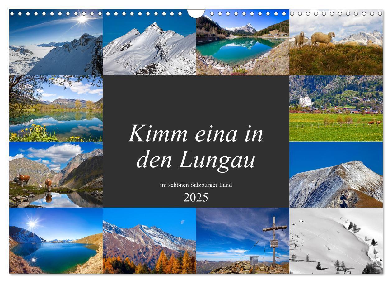 Cover: 9783435385843 | Kimm eina in den Lungau (Wandkalender 2025 DIN A3 quer), CALVENDO...