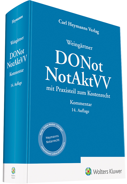 Cover: 9783452295545 | Weingärtner, DONot/NotAktVV - Kommentar | Matthias Frohn (u. a.)