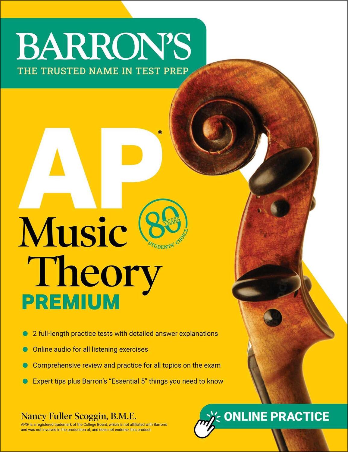 Cover: 9781506288031 | AP Music Theory Premium, Fifth Edition: 2 Practice Tests +...