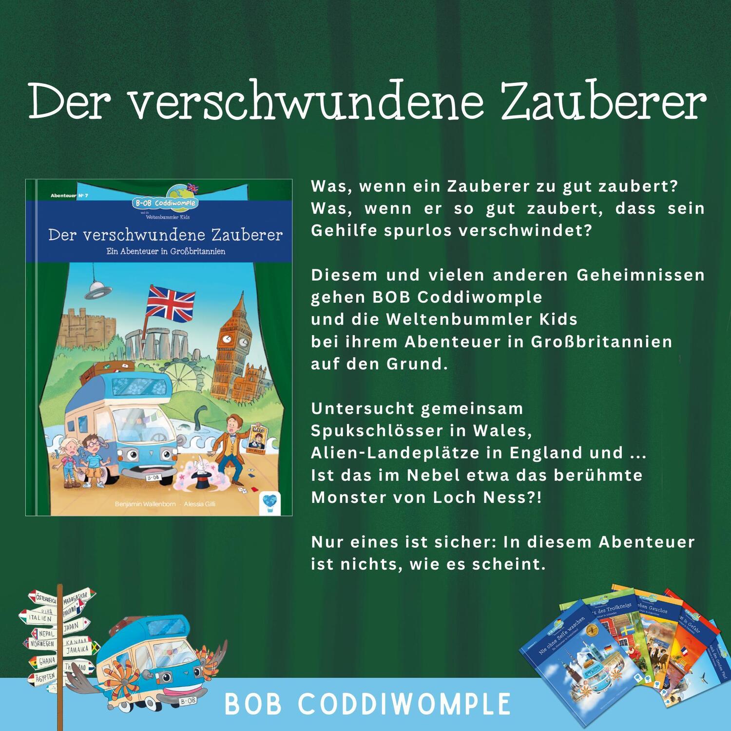 Bild: 9783985980079 | Der verschwundene Zauberer | Ein Abenteuer in Großbritannien | Buch