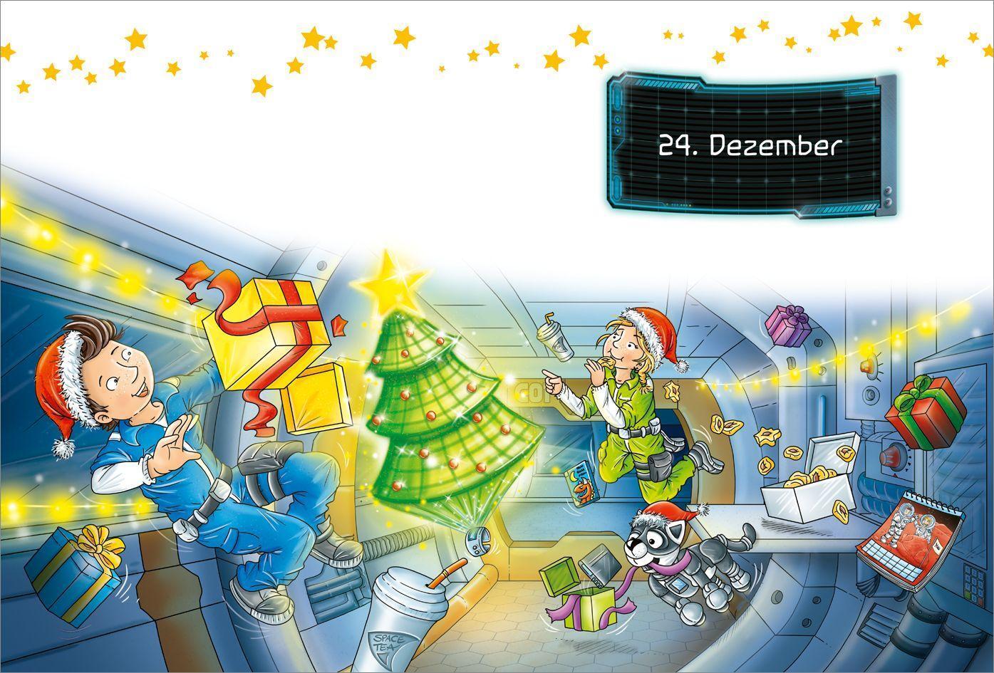 Bild: 9783788642273 | Der kleine Major Tom. Adventskalenderbuch. Weihnachten auf Space...