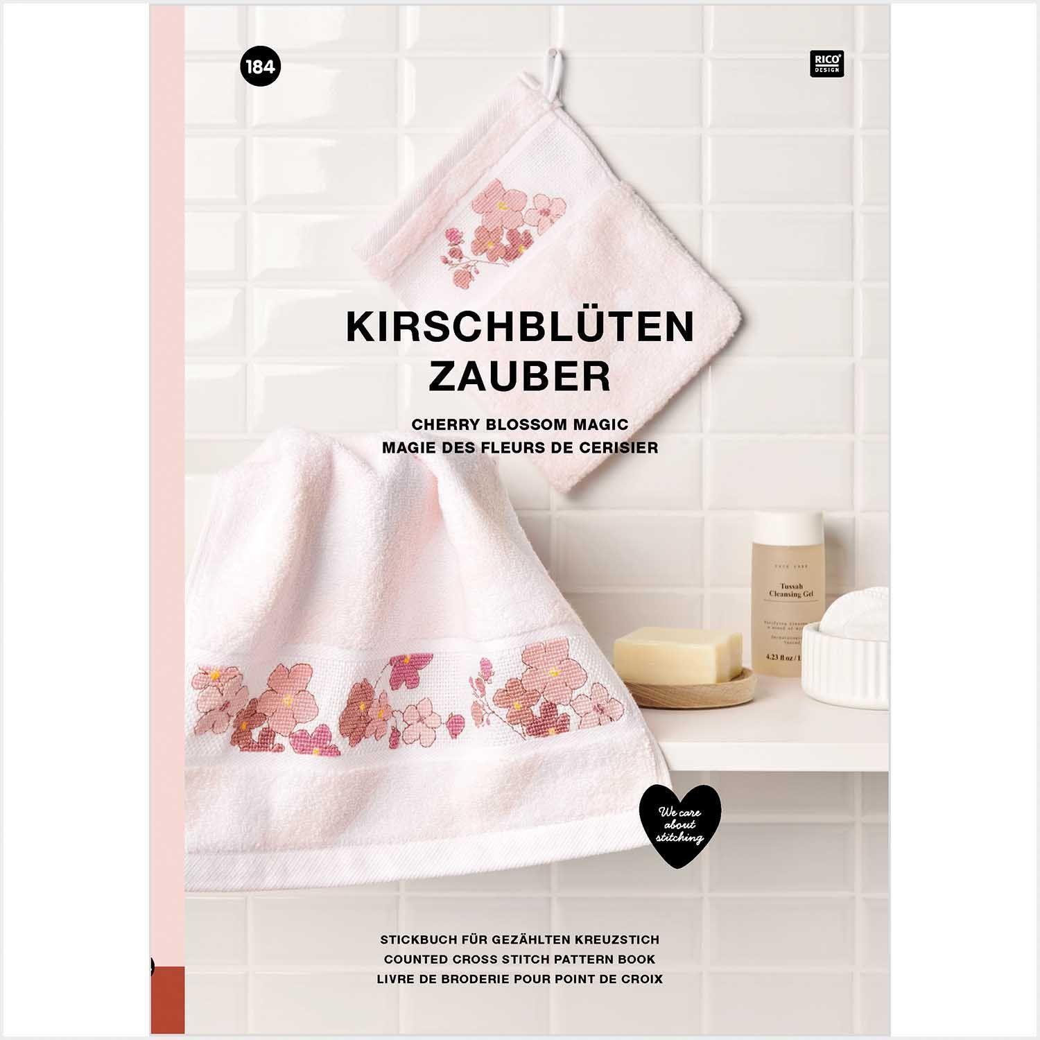 Cover: 4065166056212 | Stickbuch 184 Kirschblütenzauber, 64 Seiten, gezählter Kreuzstich