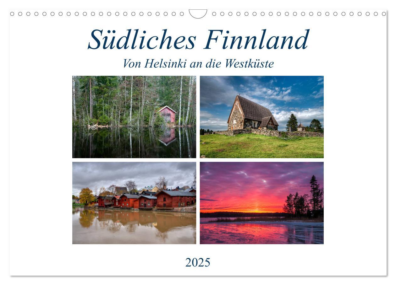 Cover: 9783435339952 | Südliches Finnland (Wandkalender 2025 DIN A3 quer), CALVENDO...