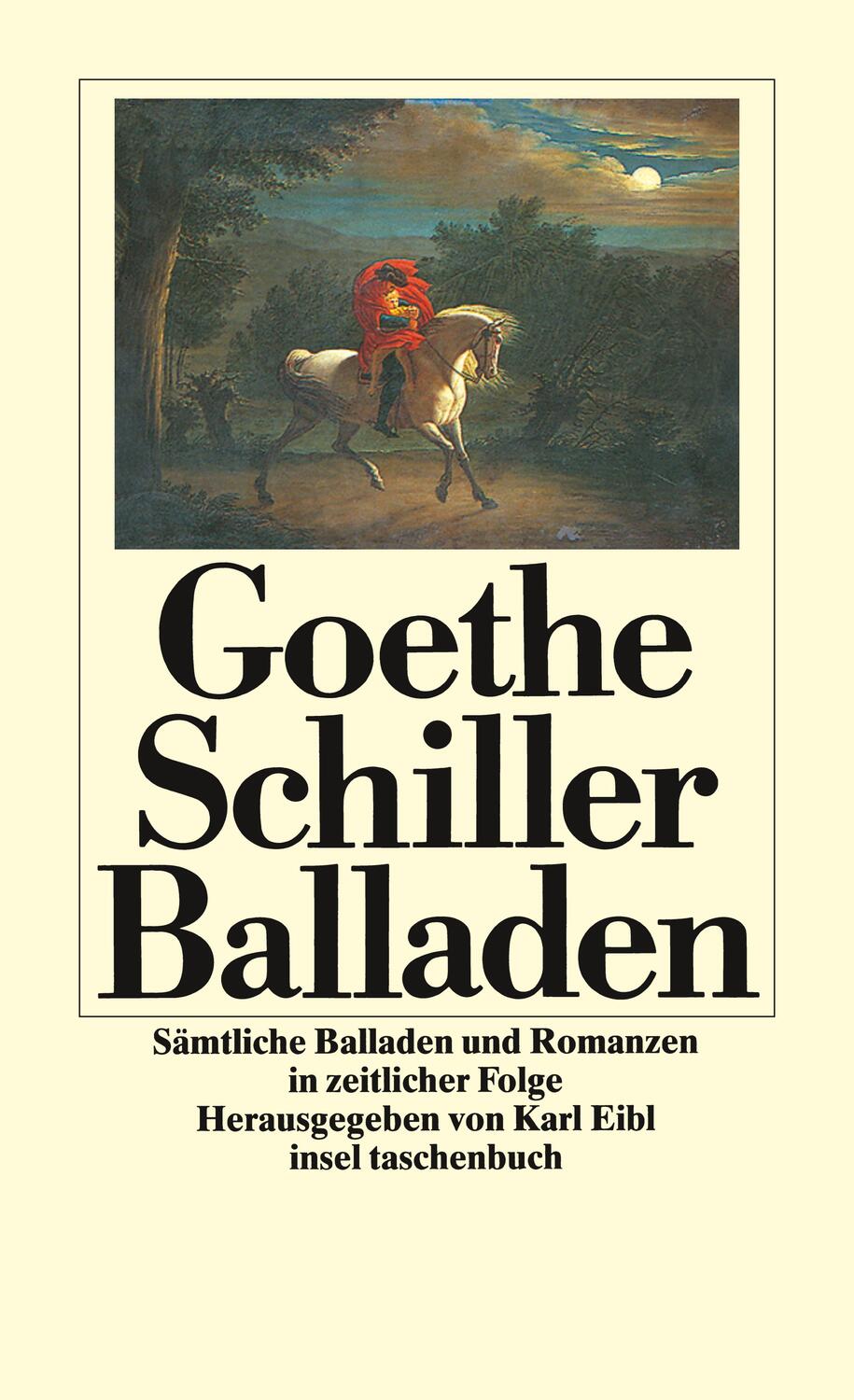 Cover: 9783458329756 | Sämtliche Balladen und Romanzen | In zeitlicher Folge | Goethe (u. a.)