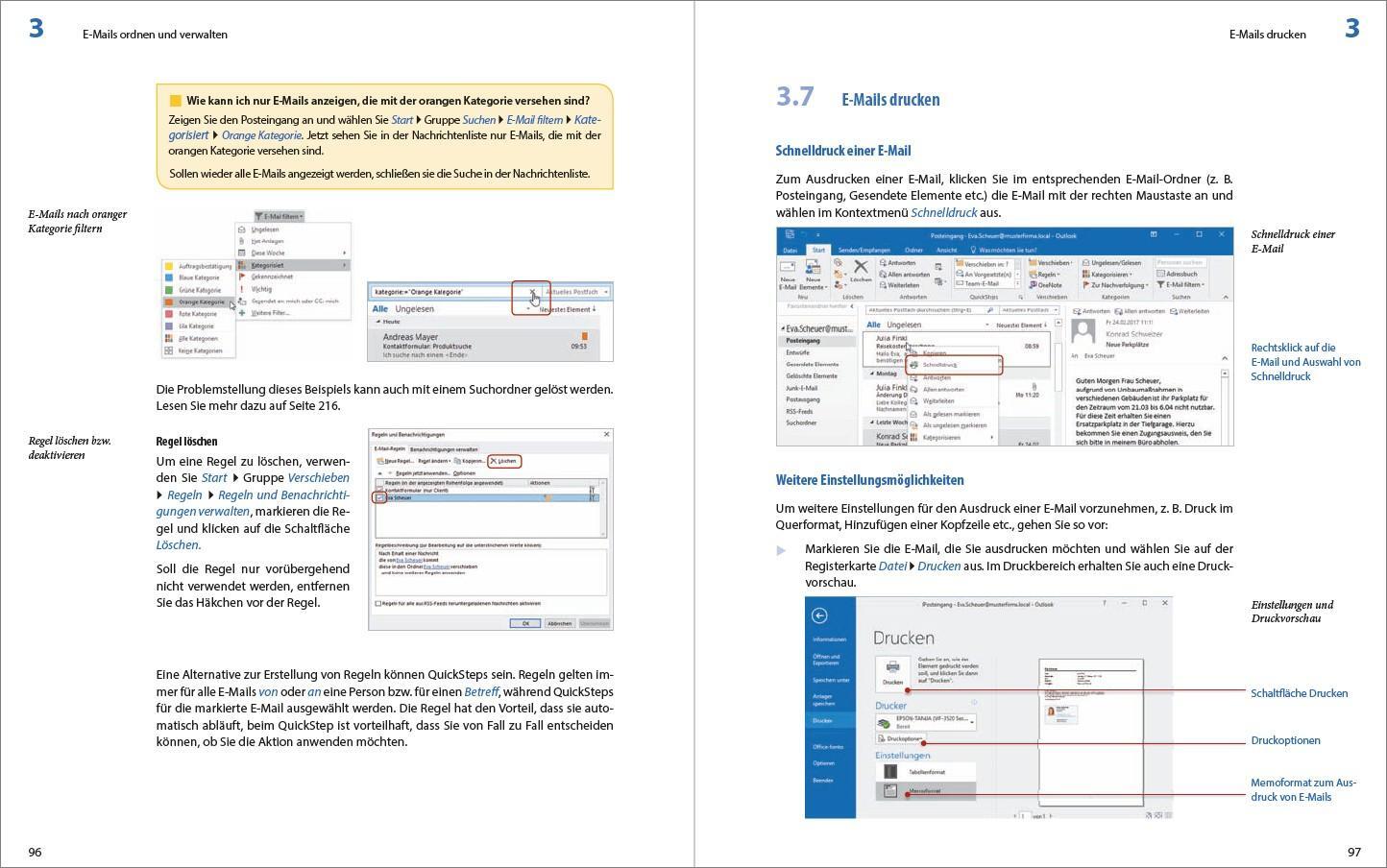 Bild: 9783832802929 | Outlook 2016 Schritt für Schritt zum Profi | Anja Schmid | Taschenbuch