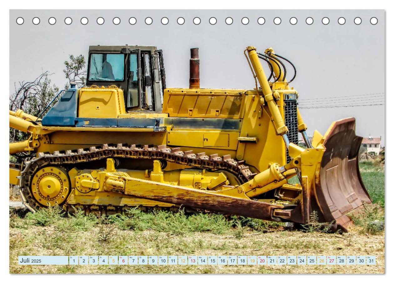 Bild: 9783435289363 | Bulldozer - bärenstarke Arbeitstiere (Tischkalender 2025 DIN A5...