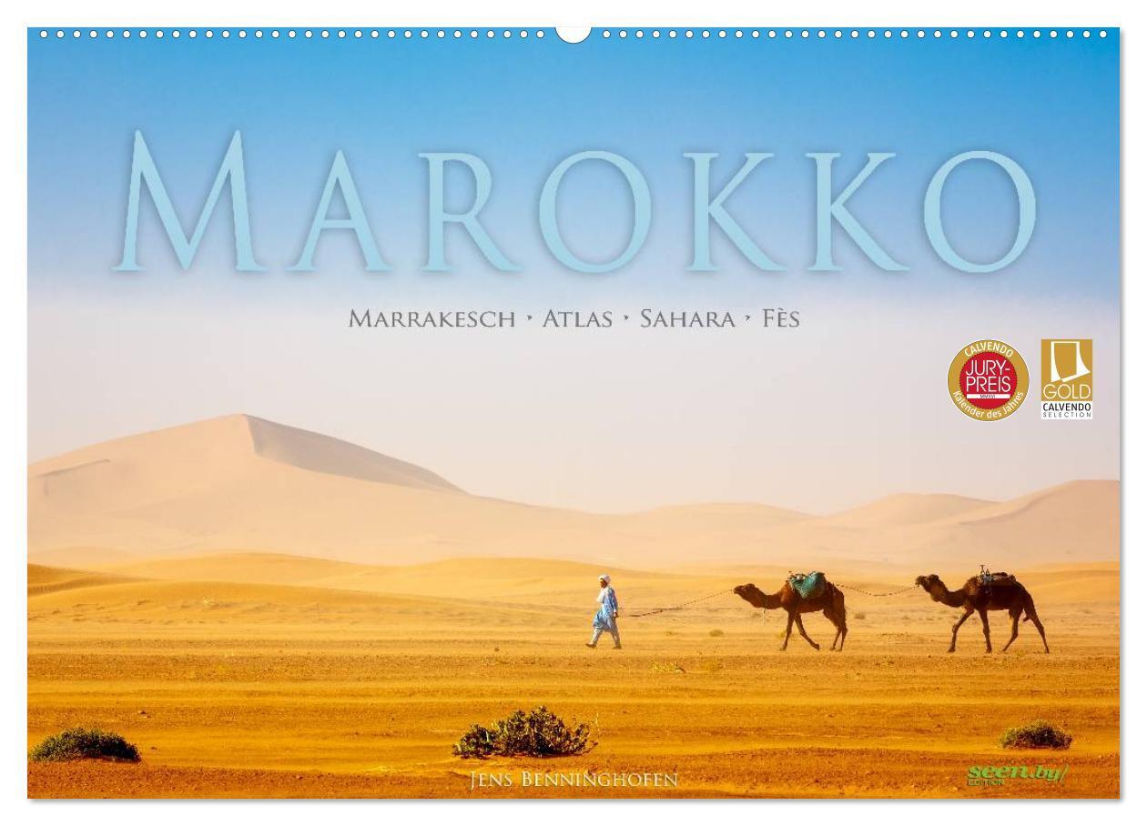 Cover: 9783675891395 | Marokko: Marrakesch, Atlas, Sahara, Fès (Wandkalender 2024 DIN A2...