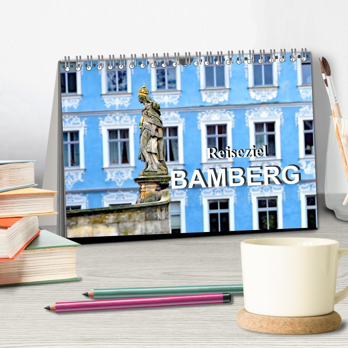 Bild: 9783435330782 | Reiseziel Bamberg (Tischkalender 2025 DIN A5 quer), CALVENDO...