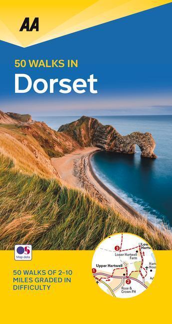 Cover: 9780749581183 | 50 Walks in Dorset | Taschenbuch | AA 50 Walks | Englisch | 2019