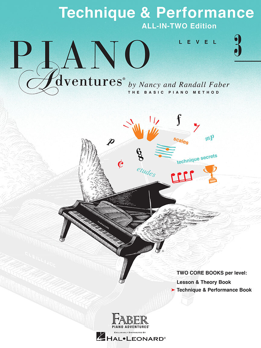 Cover: 9781616776886 | Faber Piano Adventures: Level 3 | Technique & Performance, Incl CD