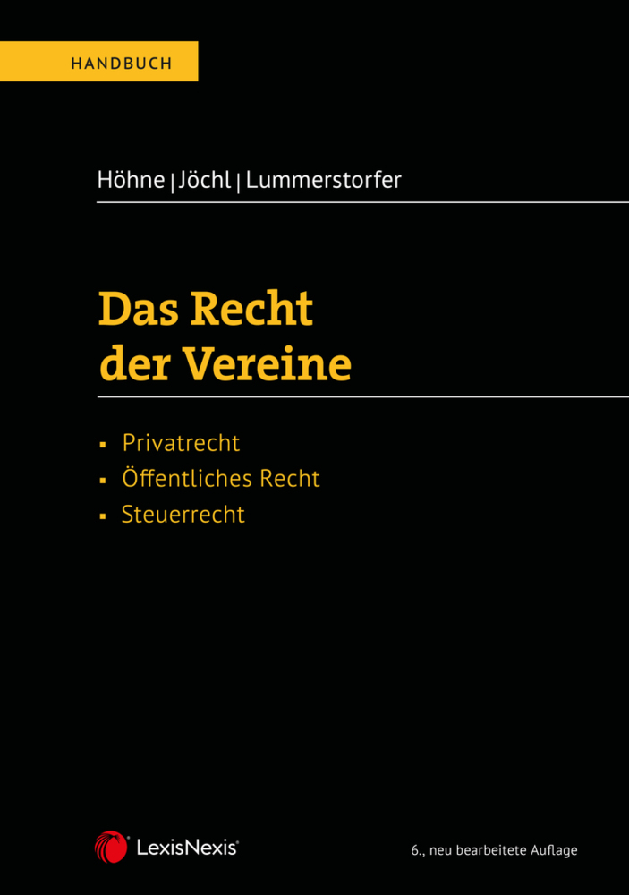 Cover: 9783700771869 | Das Recht der Vereine | Thomas Höhne (u. a.) | Buch | Deutsch | 2020