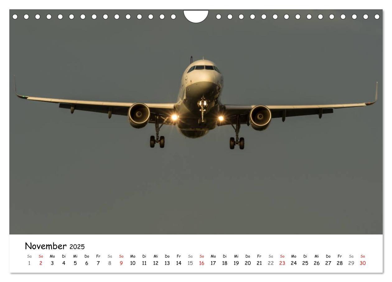 Bild: 9783435778812 | Airliners in Frankfurt (Wandkalender 2025 DIN A4 quer), CALVENDO...