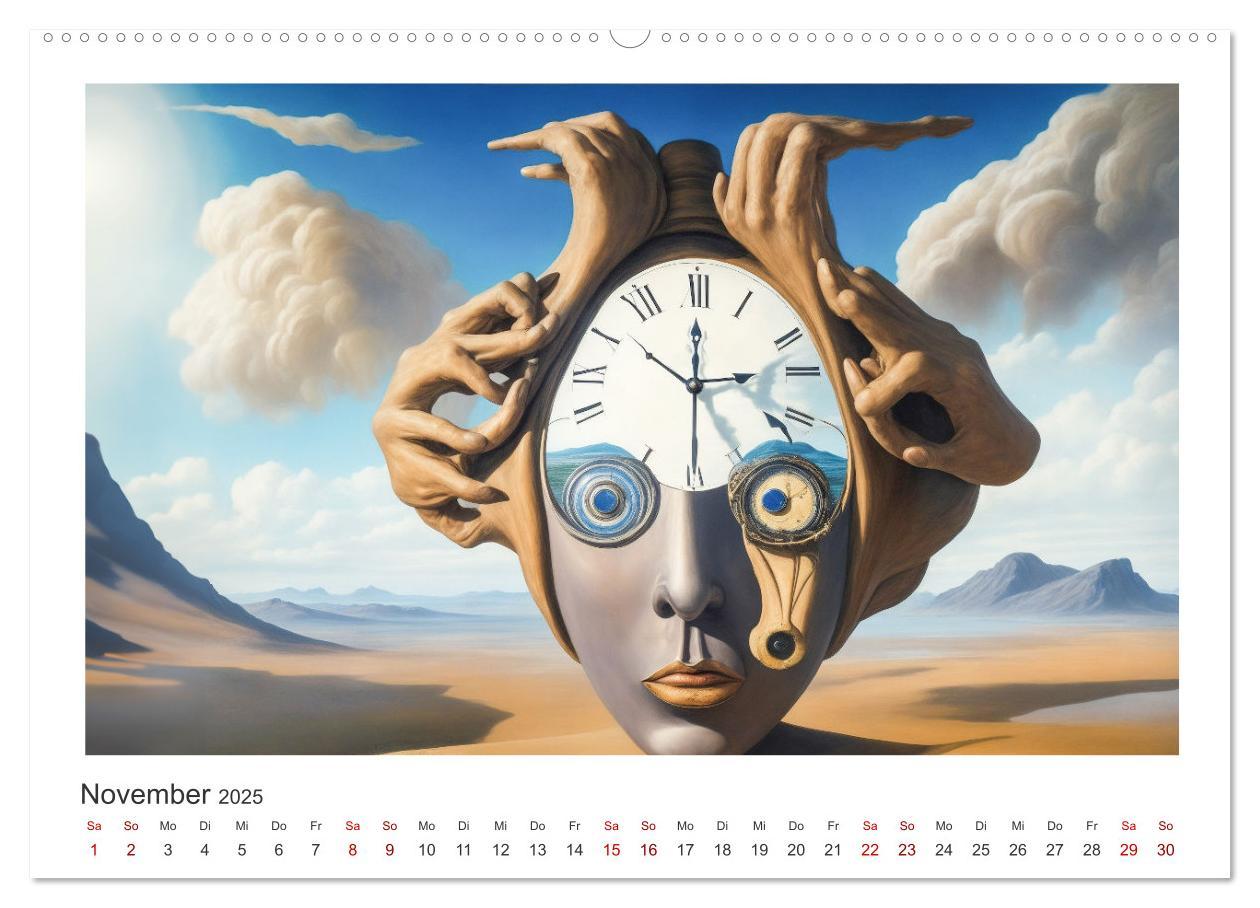 Bild: 9783383858390 | Zeit ist abstrakt (hochwertiger Premium Wandkalender 2025 DIN A2...