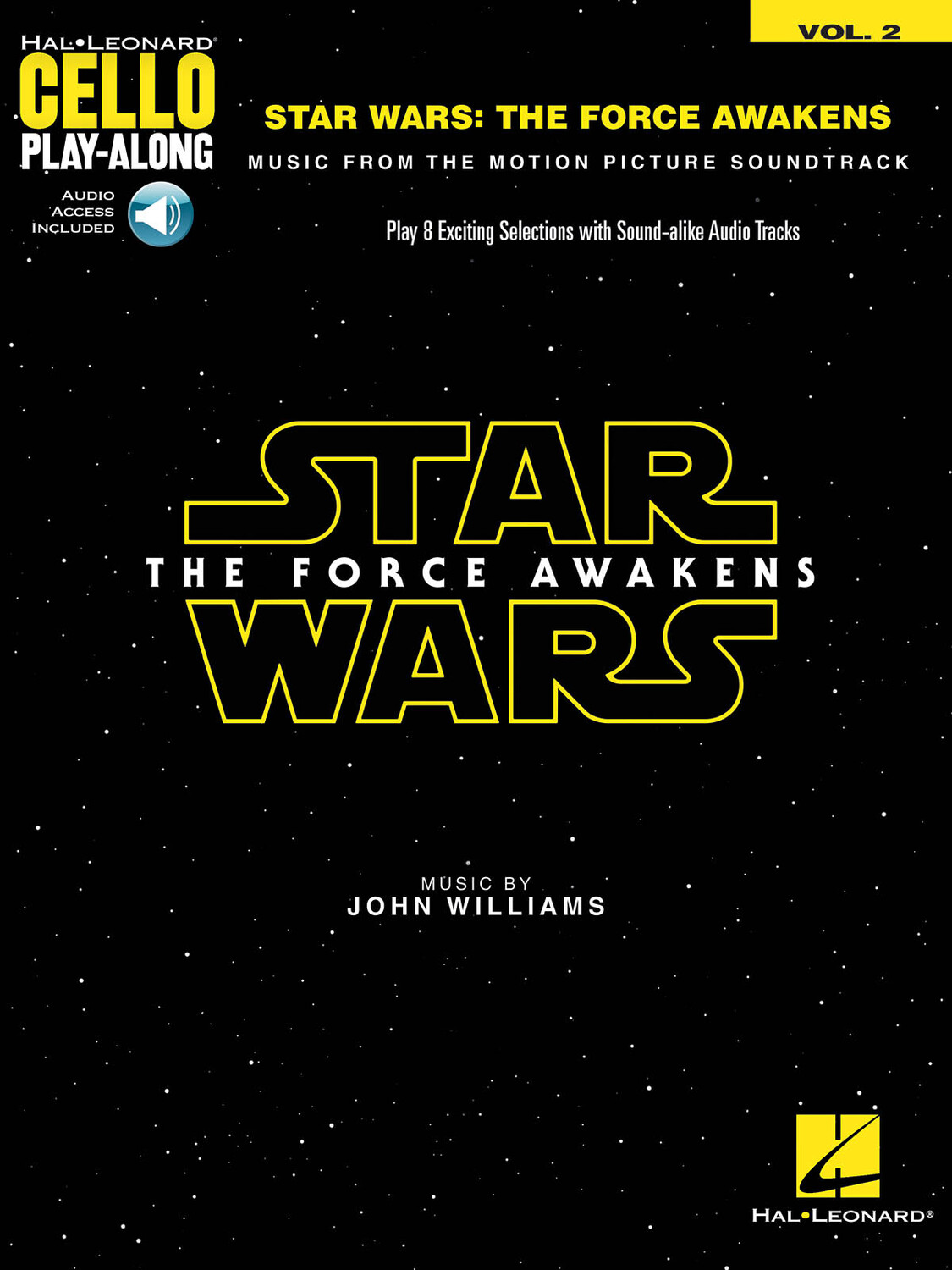 Cover: 888680609375 | Star Wars: The Force Awakens | Cello Play-Along Volume 2 | Williams