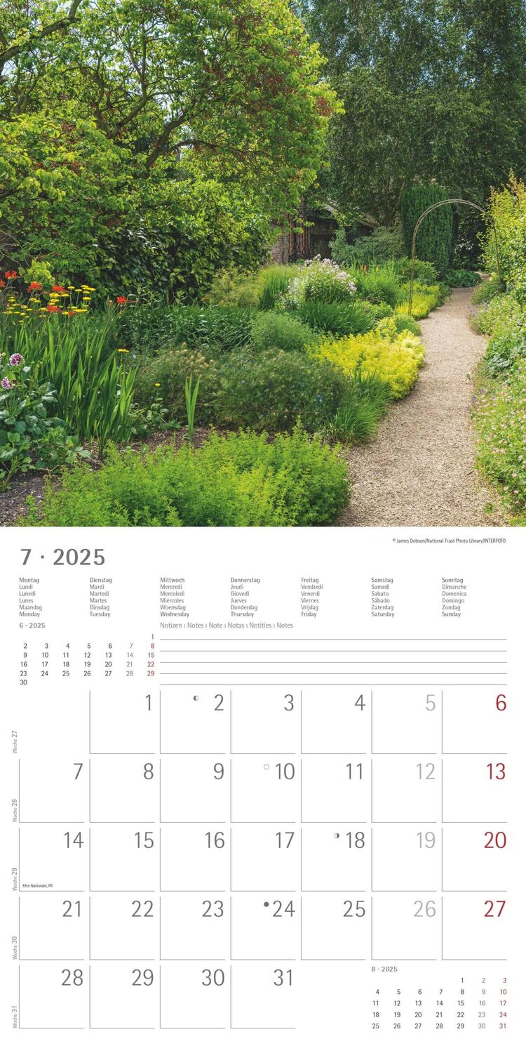 Bild: 4251732340629 | Gartenzauber 2025 - Broschürenkalender 30x30 cm (30x60 geöffnet) -...