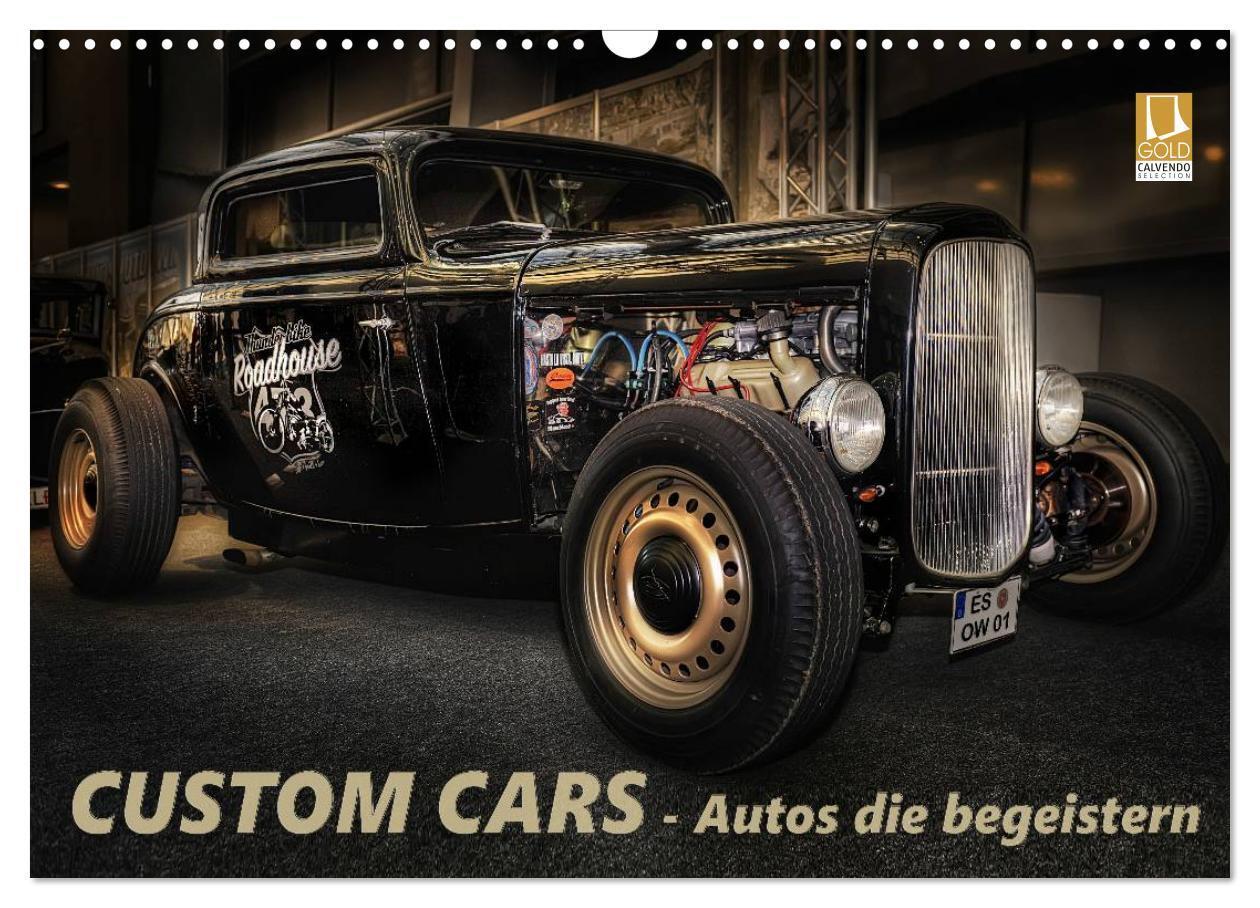 Cover: 9783675635142 | Custom Cars - Autos die begeistern (Wandkalender 2024 DIN A3 quer),...