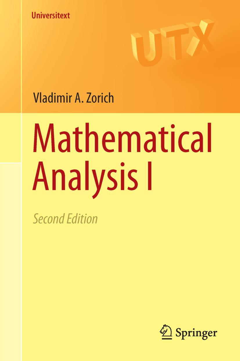 Cover: 9783662487907 | Mathematical Analysis I | V. A. Zorich | Buch | xx | Englisch | 2016