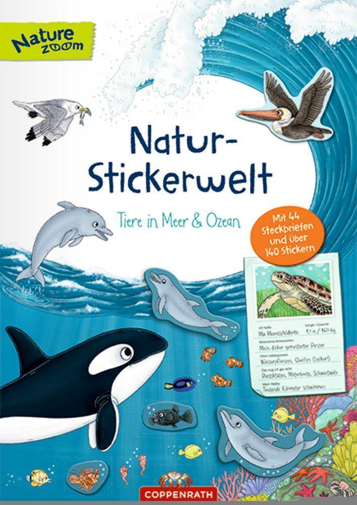 Bild: 9783649636984 | Natur-Stickerwelt: Tiere in Meer und Ozean | Taschenbuch | Nature Zoom