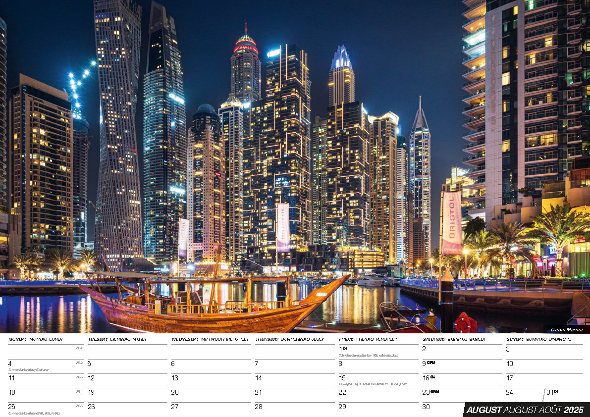 Bild: 9798893610000 | Dubai 2025 Offizieller Kalender | Kalender | 14 S. | Deutsch | 2025