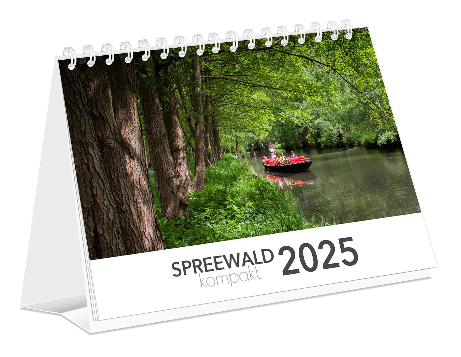 Cover: 9783910680838 | Kalender Spreewald kompakt - Peter Becker 2025 | K4 Verlag (u. a.)