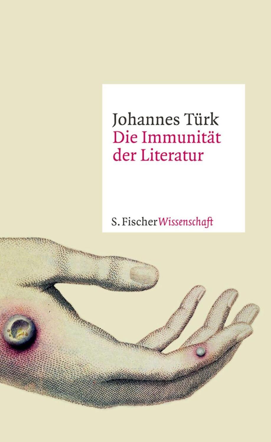Cover: 9783100393319 | Die Immunität der Literatur | Fischer Wissenschaft | Johannes Türk