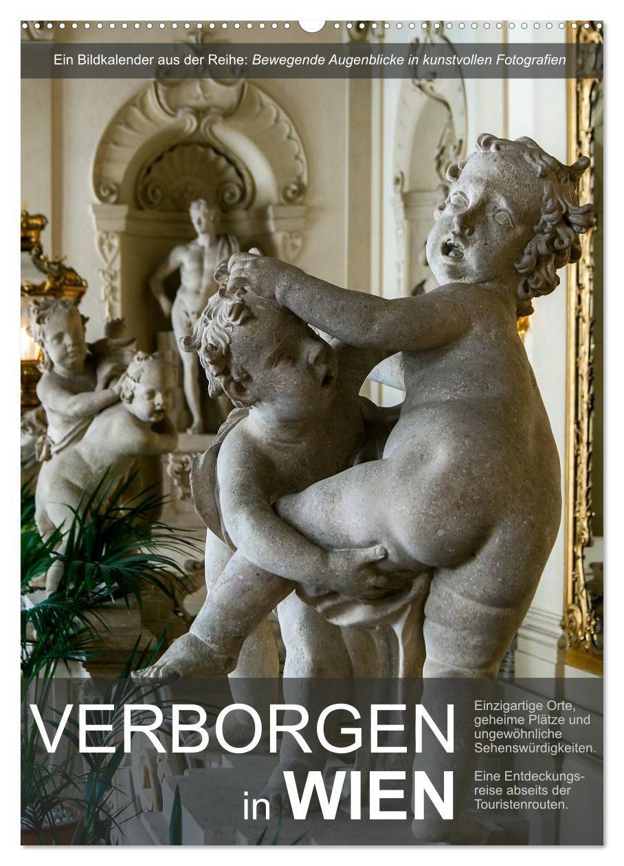 Cover: 9783383503597 | Verborgen in Wien (Wandkalender 2024 DIN A2 hoch), CALVENDO...