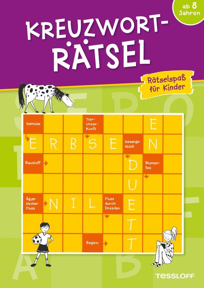 Cover: 9783788632281 | Kreuzworträtsel: Rätselspaß für Kinder (grün) | Inge Gürtzig | Buch