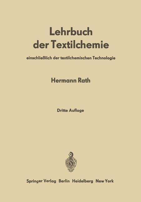 Cover: 9783642806506 | Lehrbuch der Textilchemie | Hermann Rath | Taschenbuch | Paperback