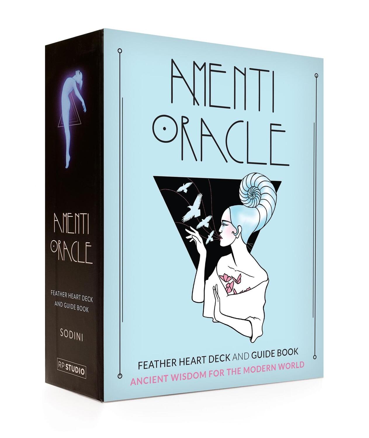 Cover: 9780762493463 | Amenti Oracle Feather Heart Deck and Guide Book | Jennifer Sodini