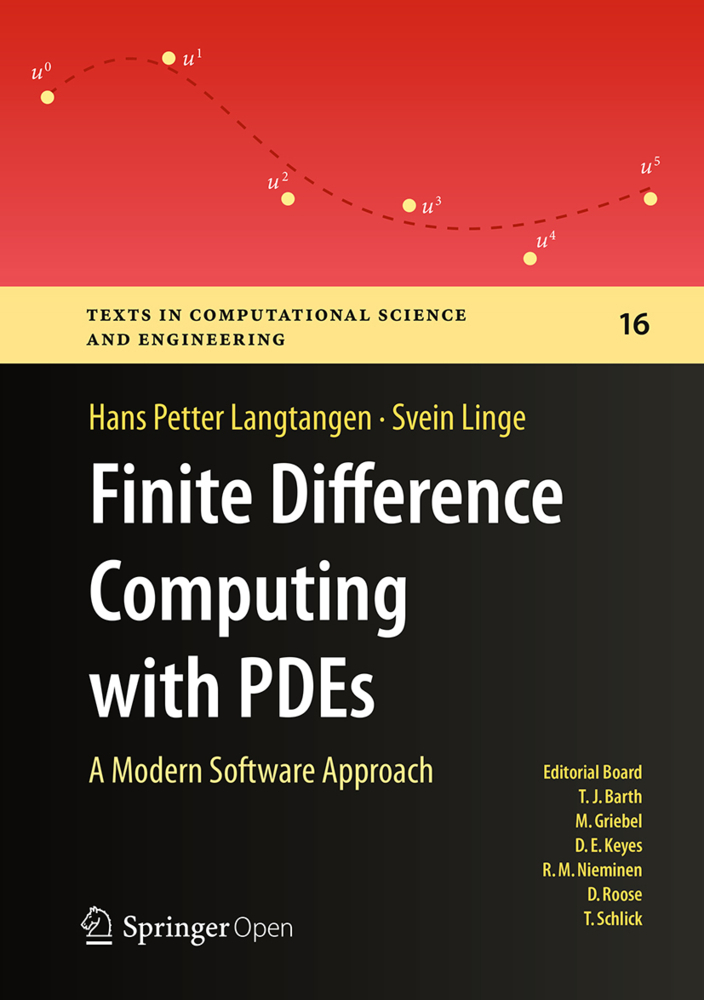 Cover: 9783319554556 | Finite Difference Computing with PDEs | A Modern Software Approach