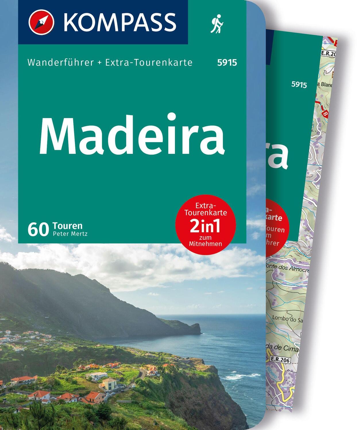 Cover: 9783991219361 | KOMPASS Wanderführer Madeira, 60 Touren | Taschenbuch | 276 S. | 2023