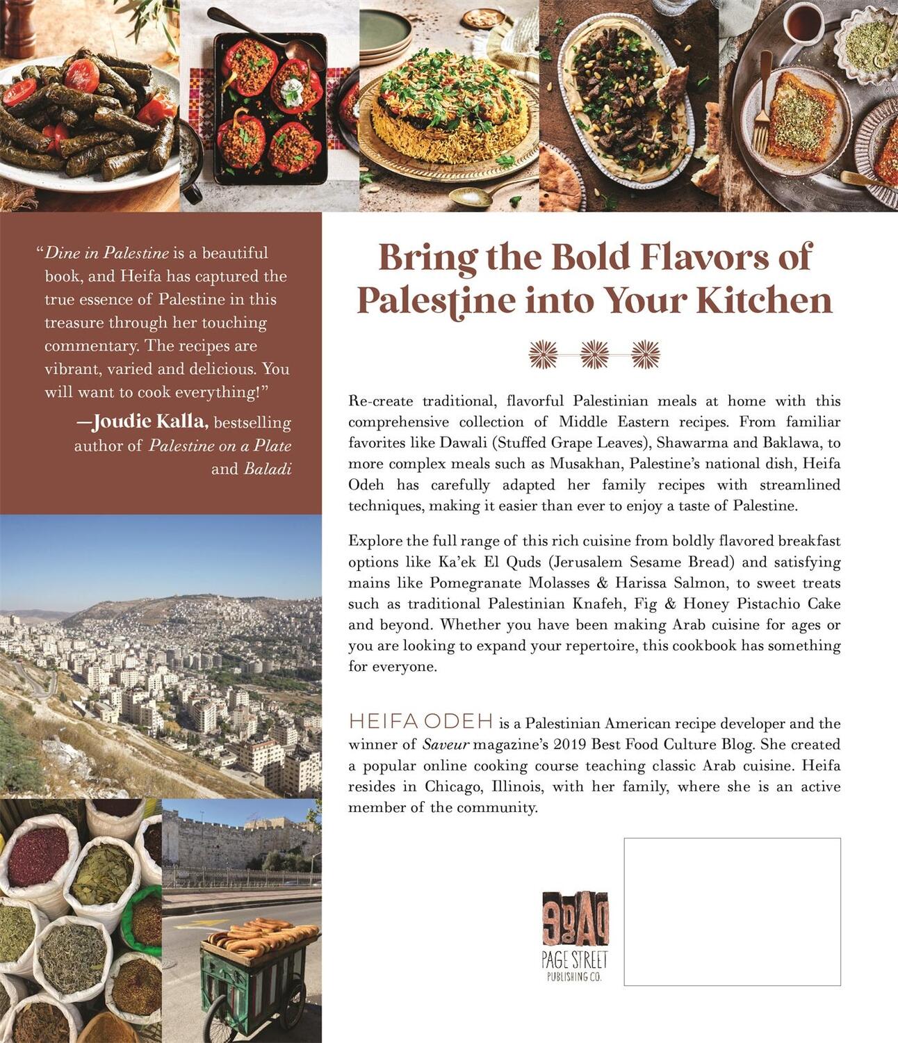 Rückseite: 9781645676911 | Dine in Palestine | Heifa Odeh | Taschenbuch | Kartoniert / Broschiert