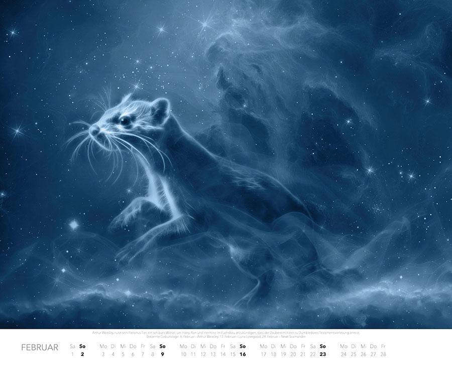 Bild: 9783966647984 | Patronus Kalender für Potterheads 2025 XXL-Wandkalender | Ferreira