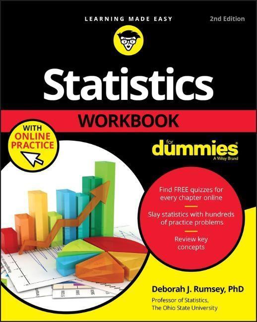 Cover: 9781119547518 | Statistics Workbook For Dummies with Online Practice | Rumsey | Buch