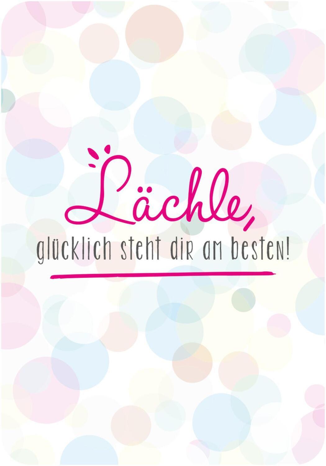 Bild: 9783845832241 | Happy Mantras to go - 50 Kärtchen zum Glücklichsein | Box | 51 S.