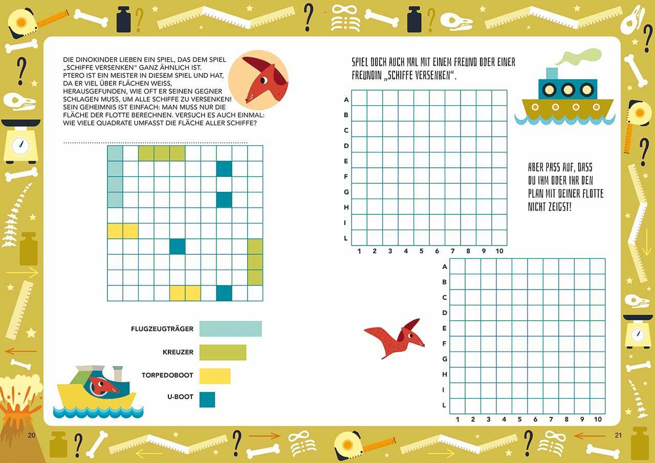 Bild: 9788863124767 | Dinos im Längen- und Gewichte-Rausch | Verrückt nach Mathe | Buch