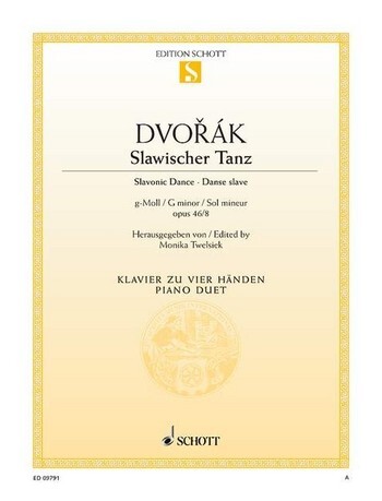 Cover: 9790001145510 | Slawischer Tanz Nr. 8 g-Moll op. 46/8 | Antonín Dvorák | Buch