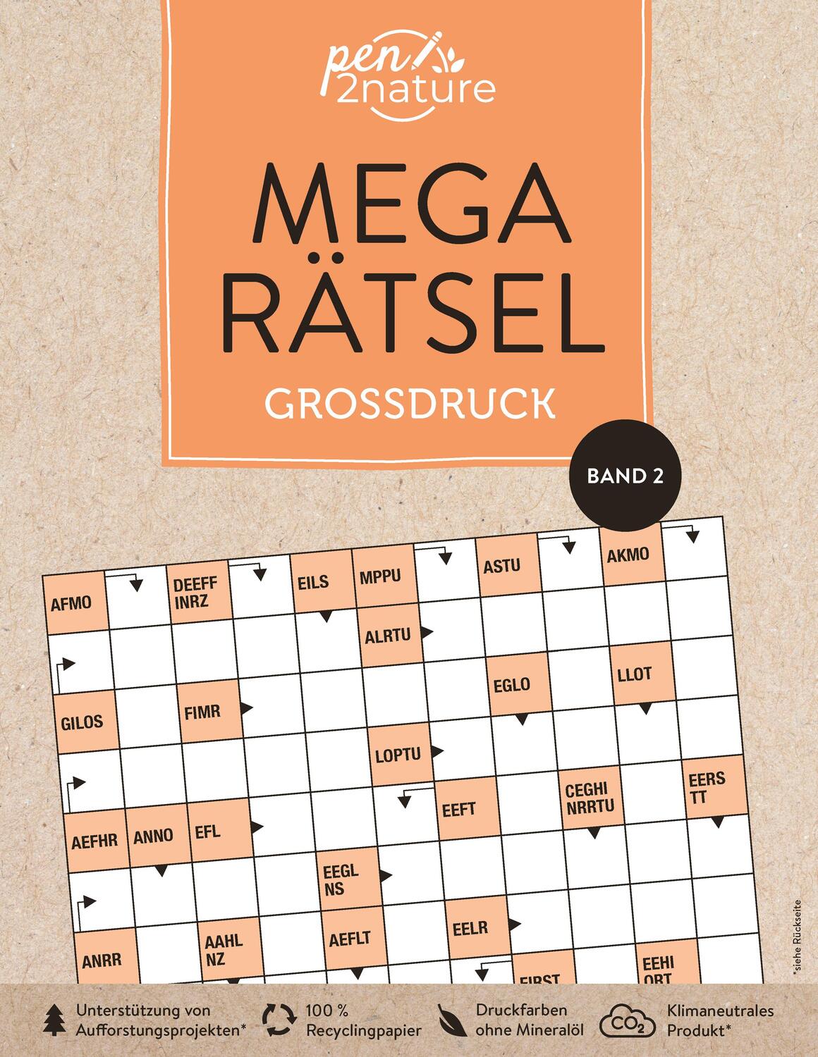 Cover: 9783987640322 | Mega-Rätsel Großdruck - Band 2 Bunter Rätselmix in Großschrift | Buch