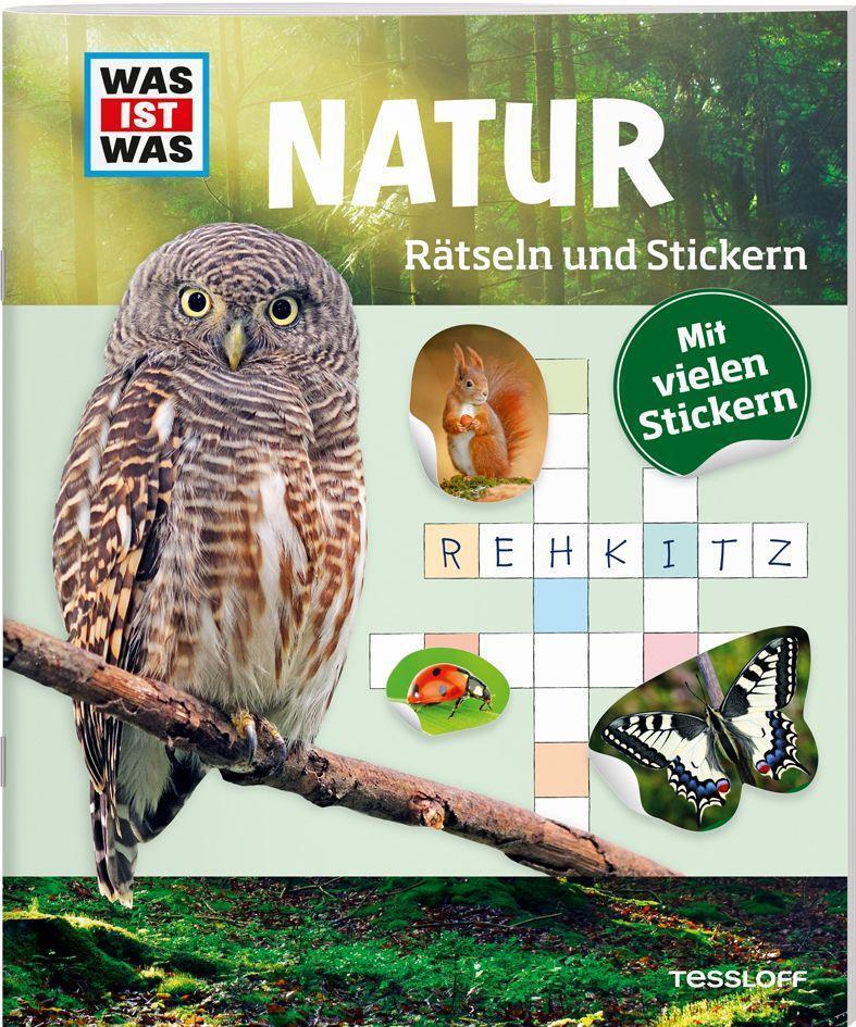 Cover: 9783788621674 | WAS IST WAS Rätseln und Stickern: Natur | Anja Kunze | Taschenbuch