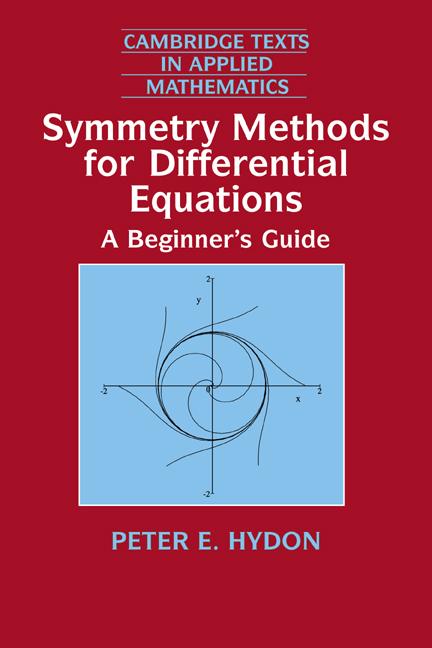 Cover: 9780521497862 | Symmetry Methods for Differential Equations | A Beginner's Guide