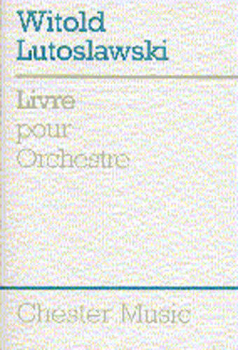 Cover: 9780711960213 | Livre Pour Orchestra | Witold Lutoslawski | Taschenbuch | Buch | 1992