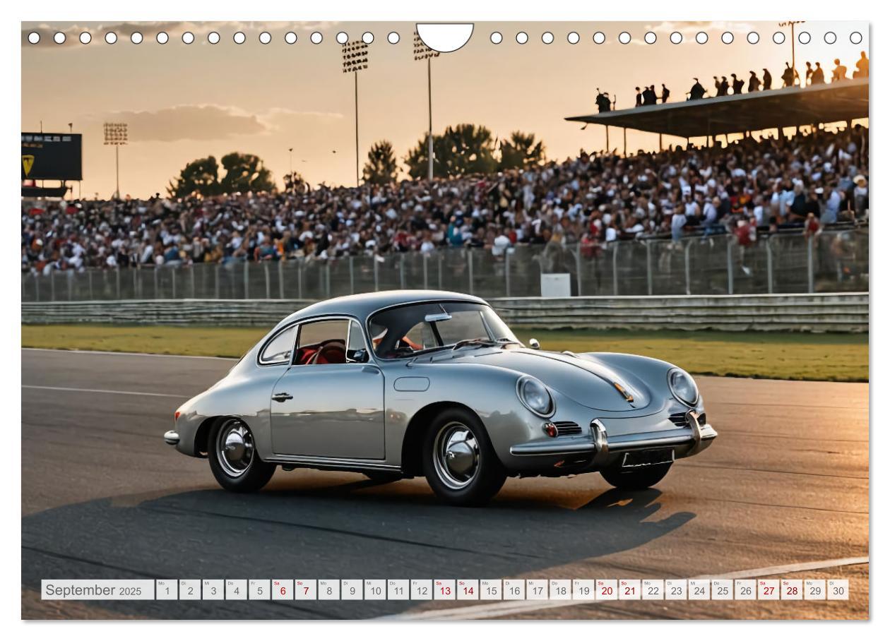 Bild: 9783457137598 | Virtual Classic Cars (Wandkalender 2025 DIN A4 quer), CALVENDO...