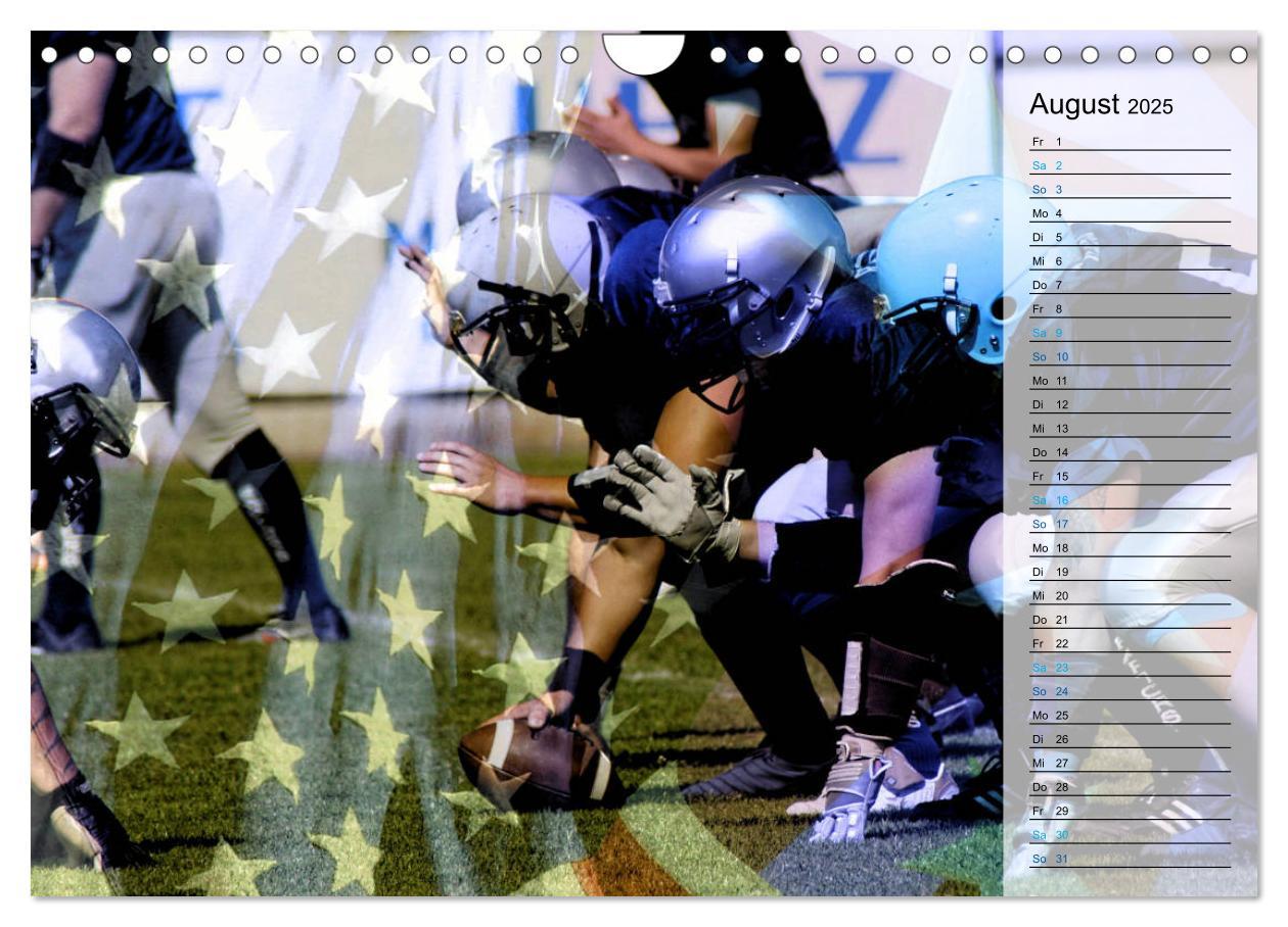 Bild: 9783435417285 | HEROES - American Football (Wandkalender 2025 DIN A4 quer),...