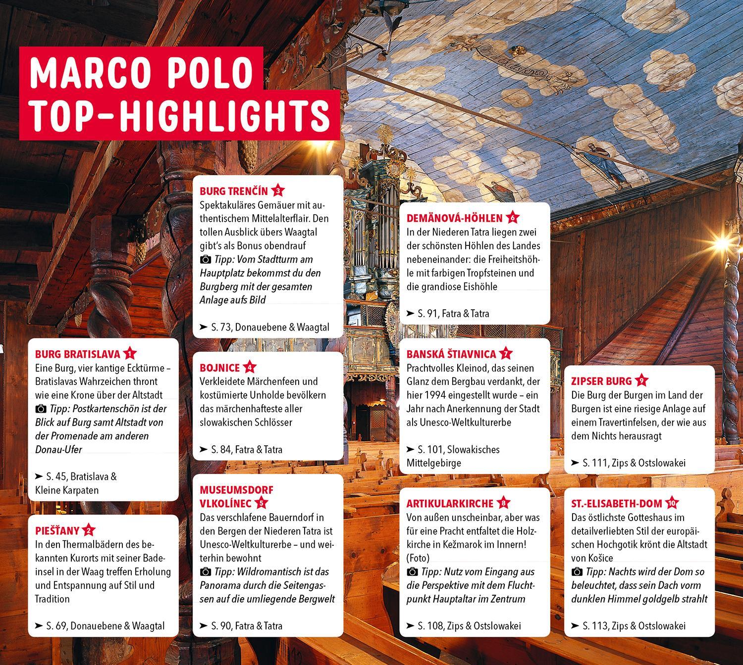 Bild: 9783829751018 | MARCO POLO Reiseführer Slowakei | Dennis Grabowsky (u. a.) | Buch