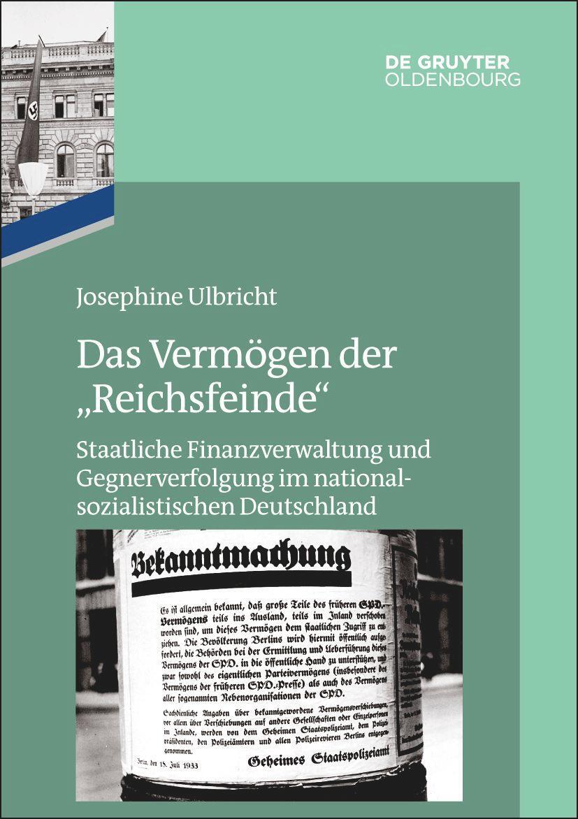 Cover: 9783110759044 | Das Vermögen der "Reichsfeinde" | Josephine Ulbricht | Buch | 632 S.