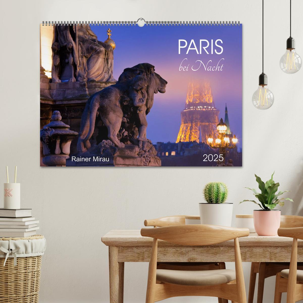 Bild: 9783435565306 | Paris bei Nacht 2025 (Wandkalender 2025 DIN A2 quer), CALVENDO...