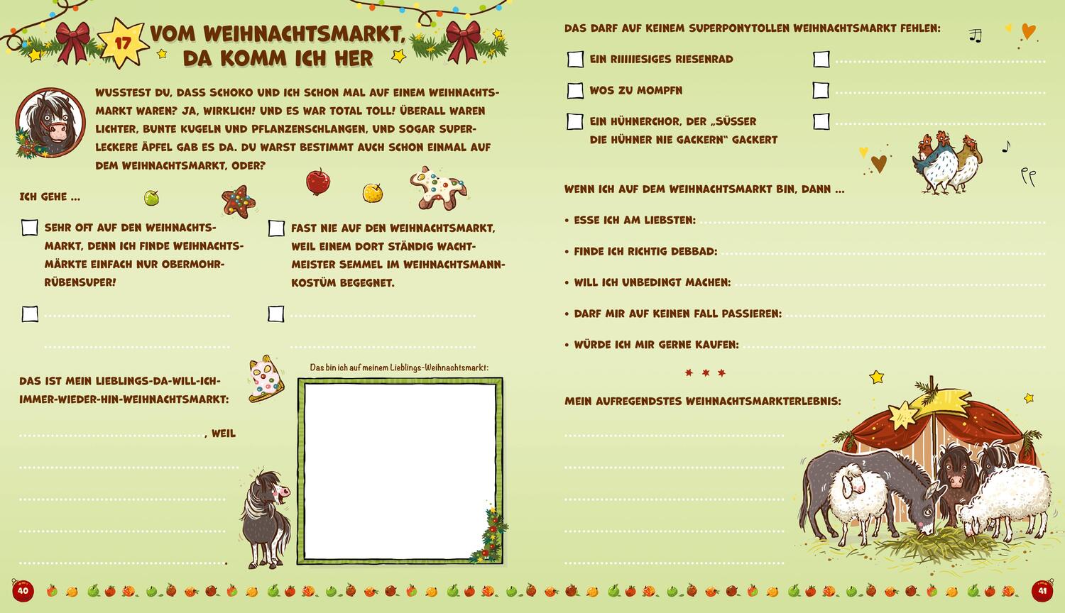 Bild: 9783734840364 | Mein Haferhorde Weihnachtsbuch | Suza Kolb | Buch | Die Haferhorde