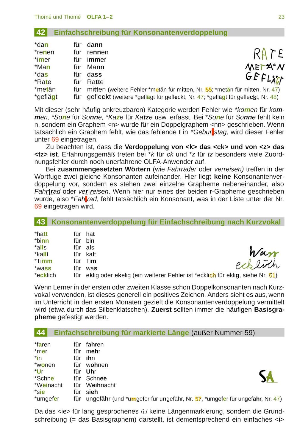 Bild: 9783942122047 | OLFA 1-2: Oldenburger Fehleranalyse für die Klassen 1 und 2 | 52 S.