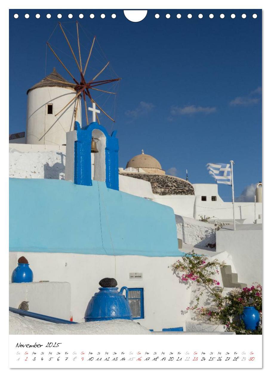 Bild: 9783457053843 | Insel des Lichts - Santorini (Wandkalender 2025 DIN A4 hoch),...